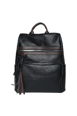 Computer impermeabile Laptop Zaino a due vie per ragazze Bange Bag Custom PU cuoio