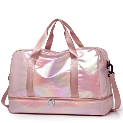 Borsa da viaggio a strato divisorio per attrezzature da fitness di moda e funzionali per donne