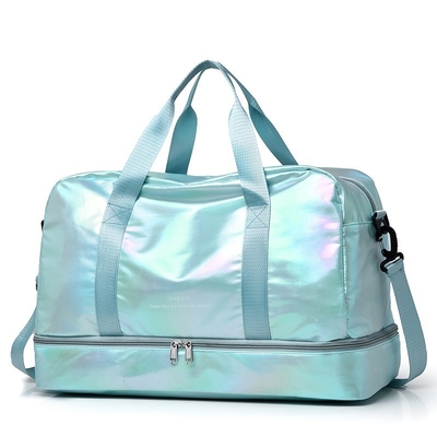 Borsa da viaggio a strato divisorio per attrezzature da fitness di moda e funzionali per donne