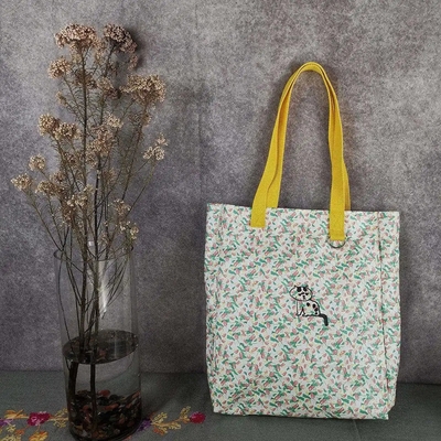 Decorazione Fiori e piante disegno Cartable Donna borse da spalla Borse da mano per donna