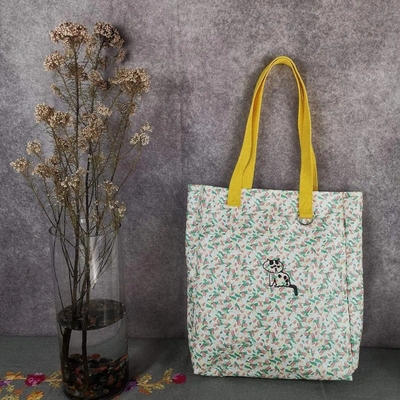 Decorazione Fiori e piante disegno Cartable Donna borse da spalla Borse da mano per donna