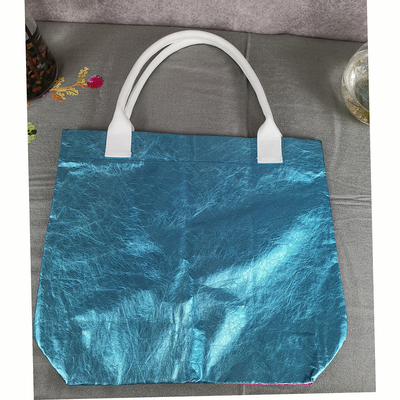 Borsa da mano per professionisti in colore blu e rosso rosso
