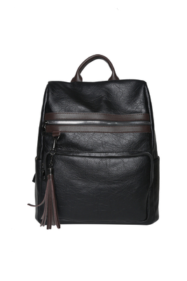 26*33*13cm Zaino da viaggio in cuoio in PU polifunzionale e elegante per donne