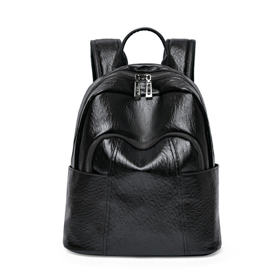 Zaino da donna in PU con chiusura a cerniera 37*29*6cm