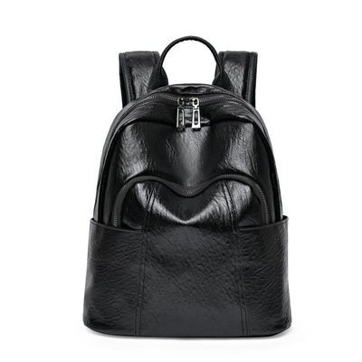 Prova comfort e durata con uno zaino mini in pelle trapezoide PU unisex