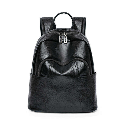 Prova comfort e durata con uno zaino mini in pelle trapezoide PU unisex
