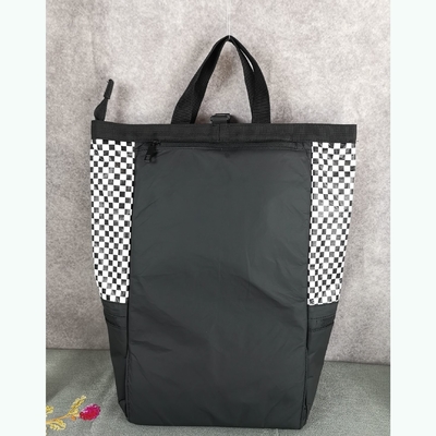 Zaino trapezoide impermeabile in pelle per escursioni personalizzate e viaggi d'affari
