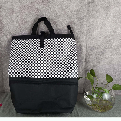 Zaino trapezoide impermeabile in pelle per escursioni personalizzate e viaggi d'affari