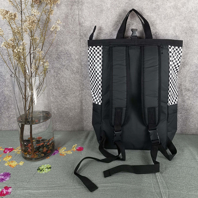 Zaino trapezoide impermeabile in pelle per escursioni personalizzate e viaggi d'affari