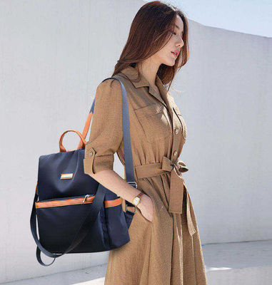 Manico trapezoide carta Kraft donne Kawaii Mini Viaggio Portare sullo zaino