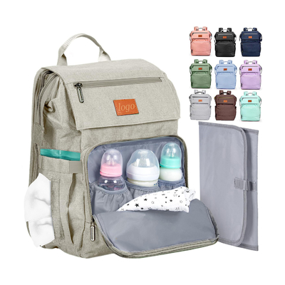 Borsa per pannolini per bambini personalizzata con cambio borsa da viaggio grande per neonati Neonati essenziali Pacchetto zaino per mamme Zaino casual per donne