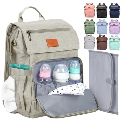 Borsa per pannolini per bambini personalizzata con cambio borsa da viaggio grande per neonati Neonati essenziali Pacchetto zaino per mamme Zaino casual per donne