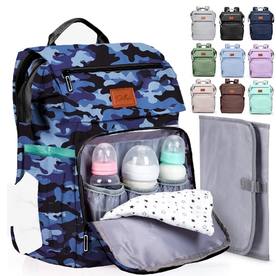 Borsa per pannolini per bambini personalizzata con cambio borsa da viaggio grande per neonati Neonati essenziali Pacchetto zaino per mamme Zaino casual per donne