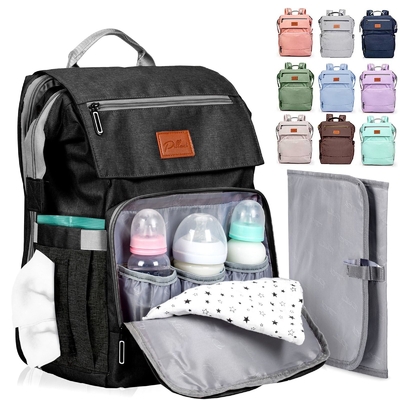 Borsa per pannolini per bambini personalizzata con cambio borsa da viaggio grande per neonati Neonati essenziali Pacchetto zaino per mamme Zaino casual per donne