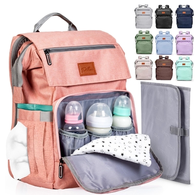 Borsa per pannolini per bambini personalizzata con cambio borsa da viaggio grande per neonati Neonati essenziali Pacchetto zaino per mamme Zaino casual per donne