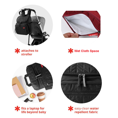 Borsa per pannolini personalizzata zaino multifunzione borsa da viaggio con mochila cambio pad borsa casual per donne borsa Tote