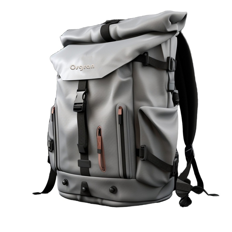 Zaino da campeggio unisex per sport all'aperto 60L con copertura impermeabile e softback